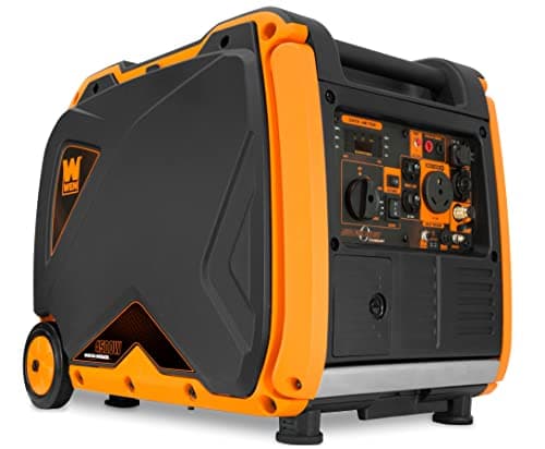 WEN DF451i Super Quiet 4500-Watt Electric Start Dual Fuel RV-Ready Portable Inverter Generator with Fuel Shut-Off