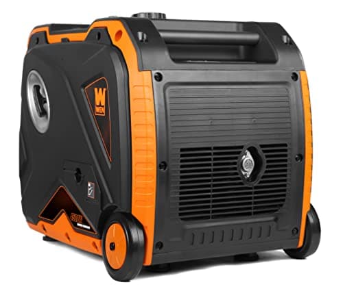 WEN DF451i Super Quiet 4500-Watt Electric Start Dual Fuel RV-Ready Portable Inverter Generator with Fuel Shut-Off