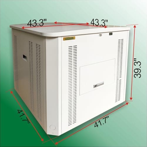 Generator Box, Generator Quiet Box Interior Space: 39.4" x 35" x 35.5"，with Ventilation, Heat Dissipation and Impact Resistance