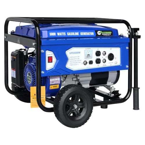 Gasoline Generator GPD5000W, Green/Black