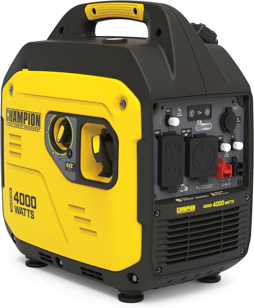Champion Power Equipment 4000-Watt RV Ready Portable Inverter Generator with Quiet Technology and CO Shield