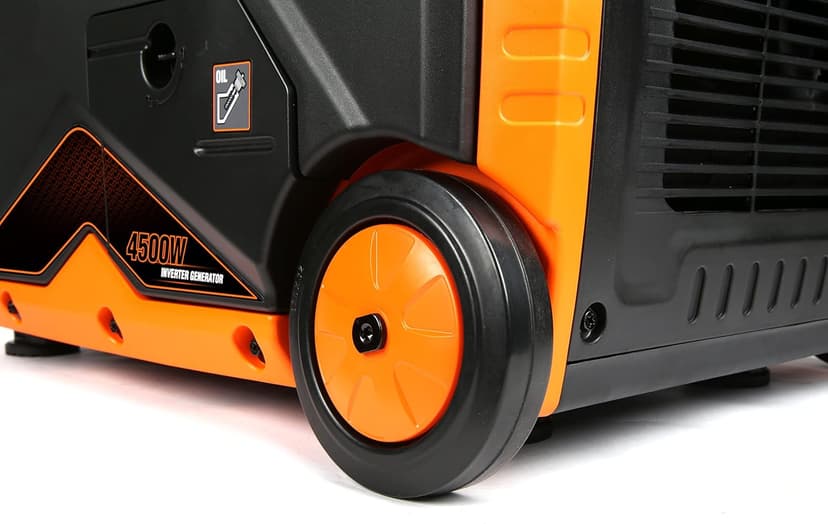 WEN DF451i Super Quiet 4500-Watt Electric Start Dual Fuel RV-Ready Portable Inverter Generator with Fuel Shut-Off