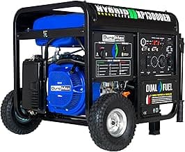 DuroMax XP13000EH 13,000-Watt Dual Fuel Portable Generator - Gas & Propane, Electric Start, Whole Home Backup Power, Transfer Switch Ready, RV & Emergency Ready