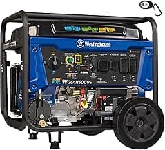 Westinghouse 14500 Peak Watt Tri-Fuel Home Backup Portable Generator, Remote Electric Start, Transfer Switch Ready, Gas, Propane, and Natural Gas Powered